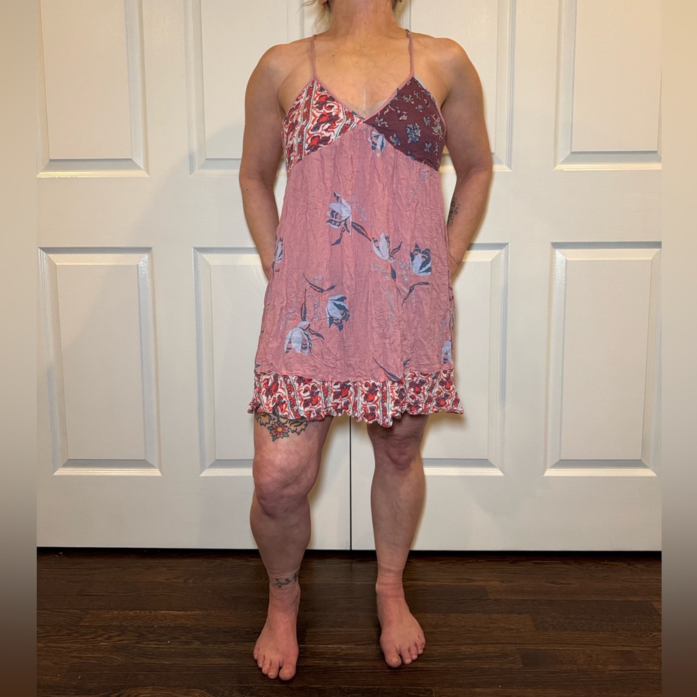 Free People 'All Mixed Up' Slip Dress